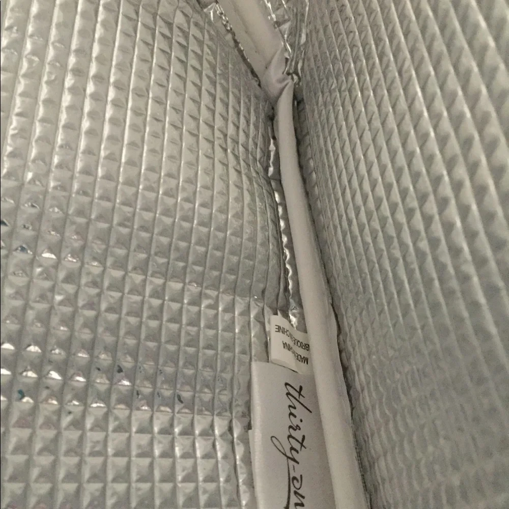 Thirty-One Thermal Tote Used Purple/White/Gray - Picture 4 of 4